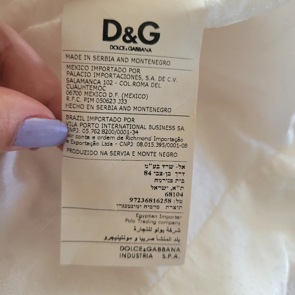 VINTAGE DOLCE AND GABBANA CROPPED BLAZER - Picture 10 of 14